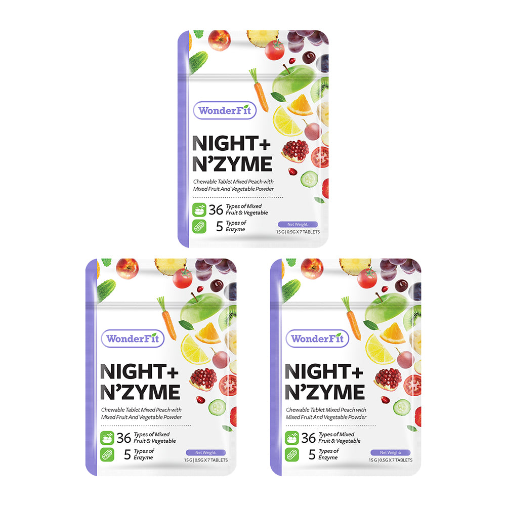 【Bundle Of 3】Wonderfit Night + N'zyme 7 Days Trial Pack 7 Tablets x 3 Packs
