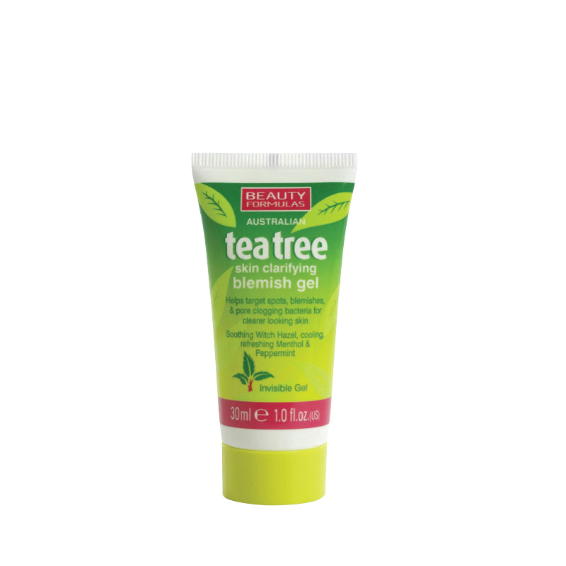 Beauty Formulas Tea Tree Skin Clarifying Blemish Gel 30ml