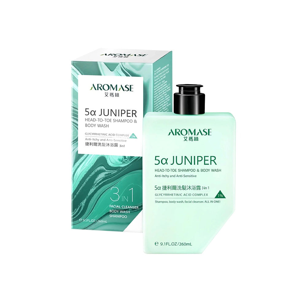 Aromase 5α Juniper Head-To-Toe Shampoo & Body Wash 260ml