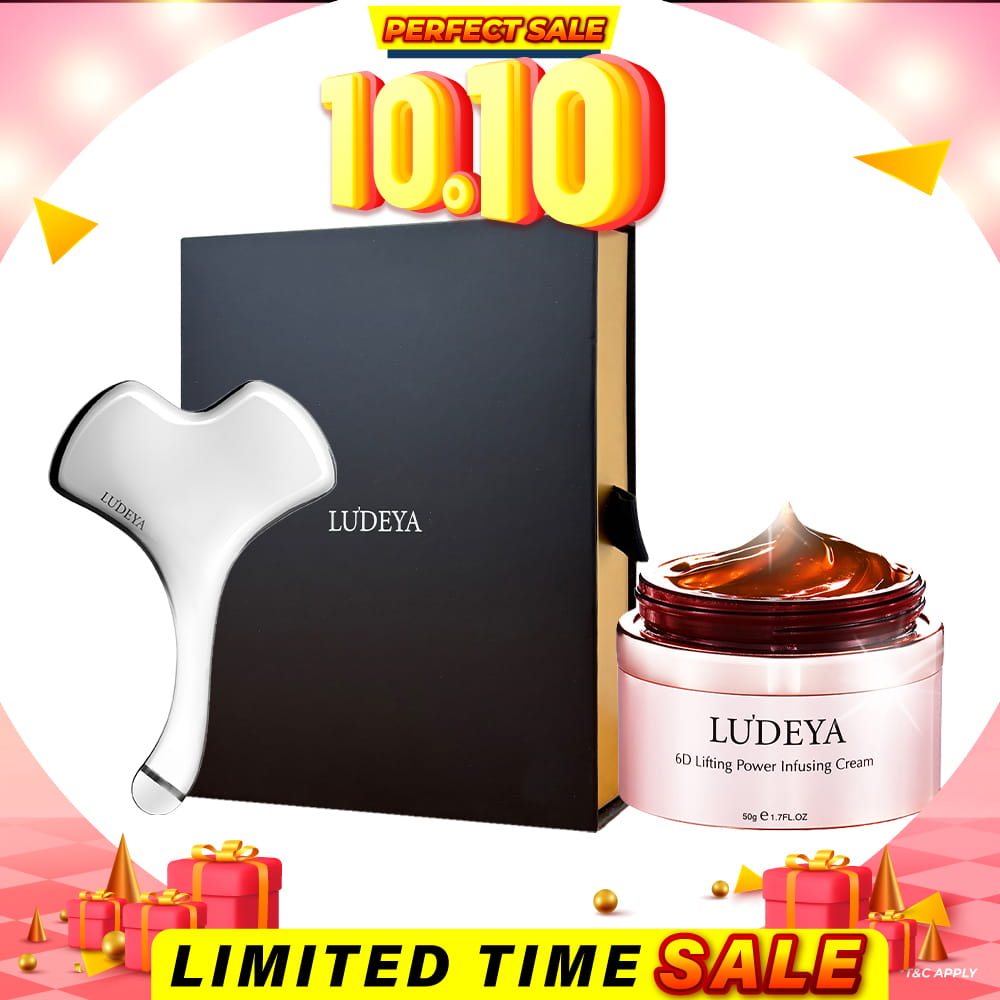 Ludeya Magnetic Microcurrent Toning Device + Infusing Cream 50g