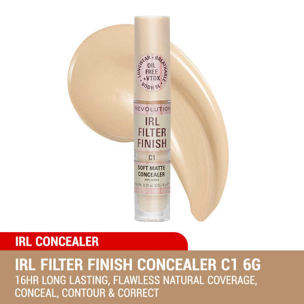 Revolution IRL Filter Finish Concealer 6g (7 Shades To Choose)