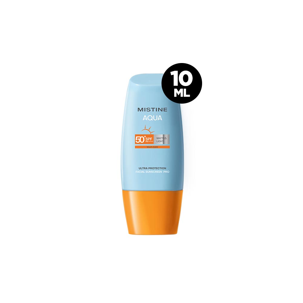 Mistine Aqua Base Ultra Protection Matte & Light Facial Sunscreen Pro SPF50 PA ++++ 10ml