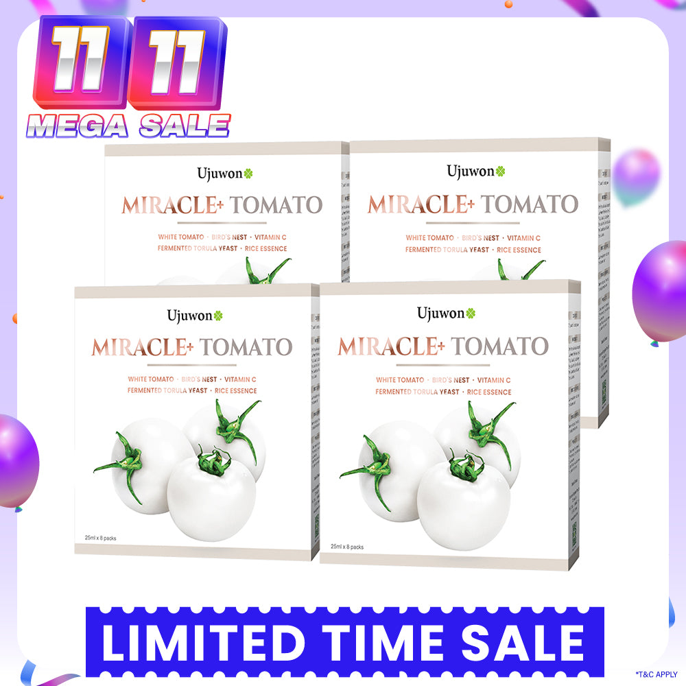 【Bundle Of 4】Ujuwon Miracle+ Tomato Skin Booster 8s x 4 Boxes