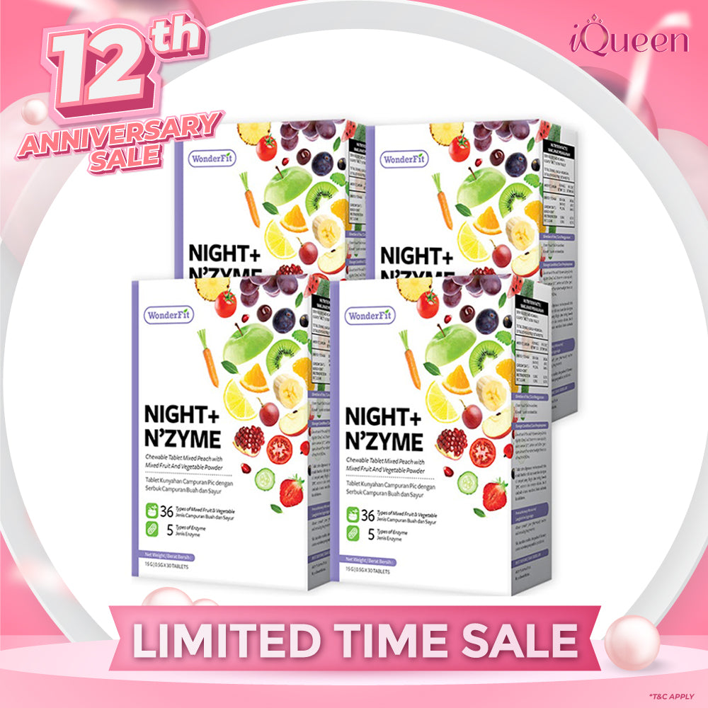 【Bundle Of 4】Wonderfit Night + Nzyme 30s x 4 Boxes