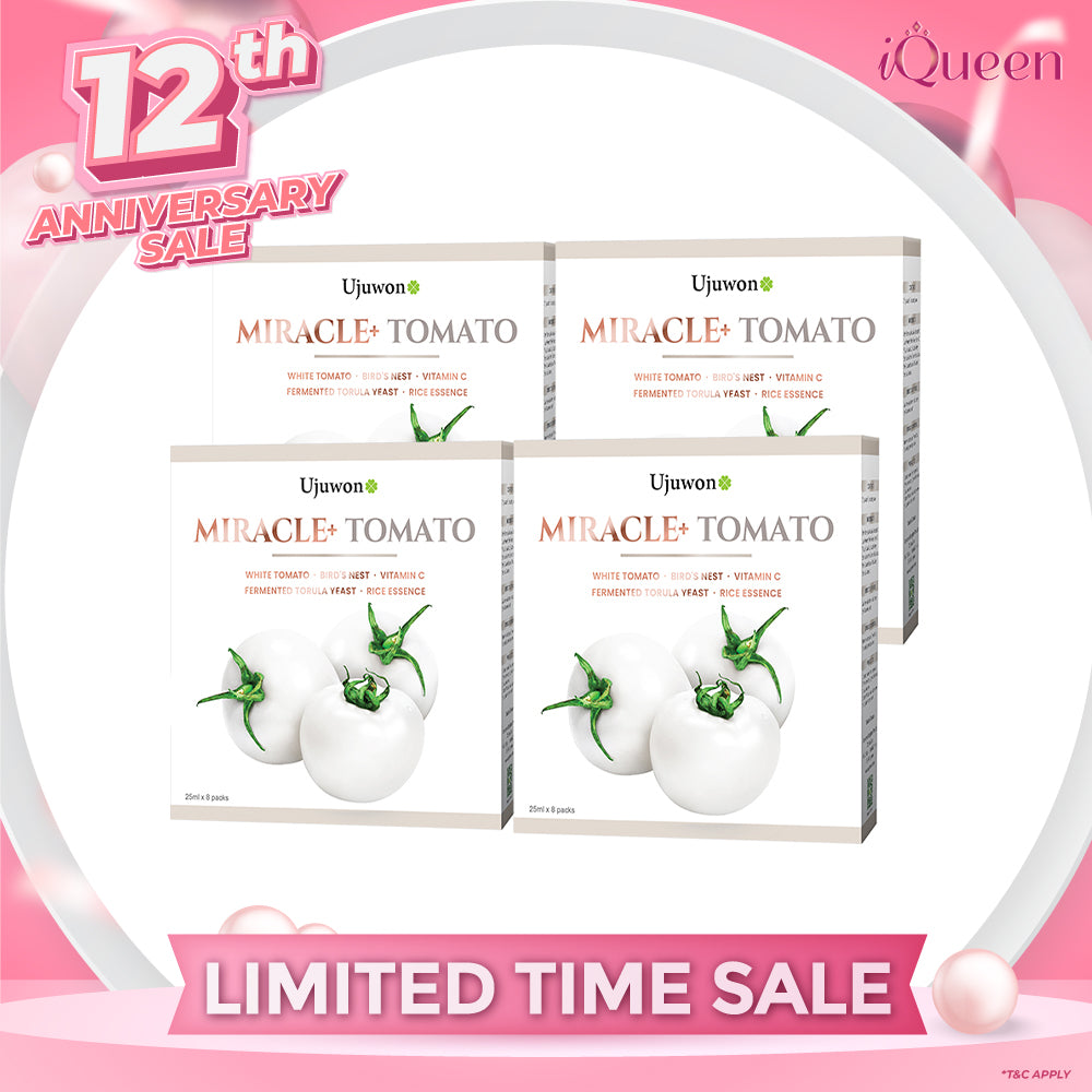 【Bundle Of 4】Ujuwon Miracle+ Tomato Skin Booster 8s x 4 Boxes