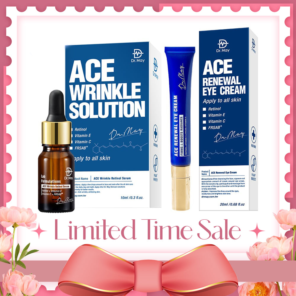 Dr May ACE Renewal Eye Cream 20ml + ACE Wrinkle Solution 10ml