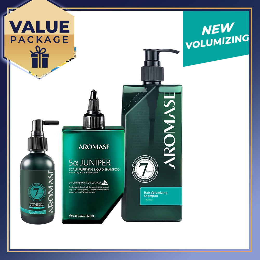 【Bundle of 3】AROMASE Hair Growth 3-Step Set (Large)