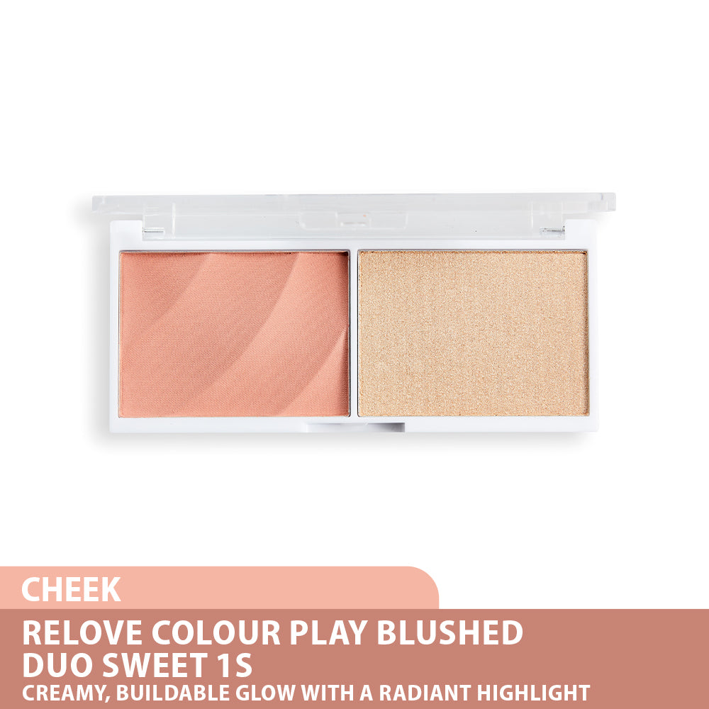 Revolution Relove Colour Play Blushed Duo Sweet 1s