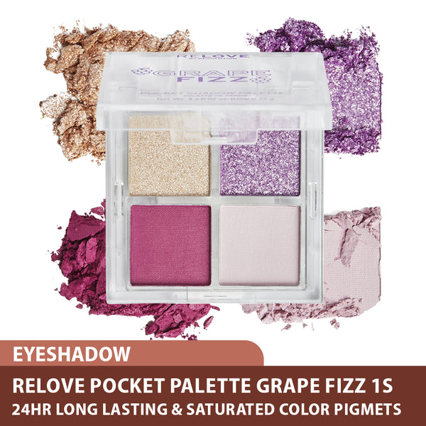 Revolution Relove Pocket Palette 1s (Grape Fizz / Blueberry Buzz / Kiwi Crush / Wild Berry / Coconut Dream / Sweet Sunda )