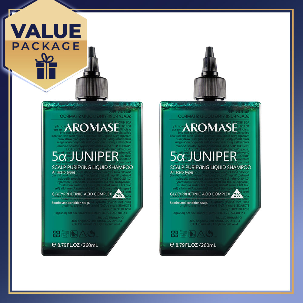 【Bundle of 2】Aromase 5α Juniper Scalp Purifying Liquid Shampoo 260ml