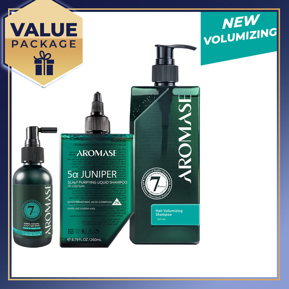 【Bundle of 3】AROMASE Hair Growth 3-Step Set (Large)
