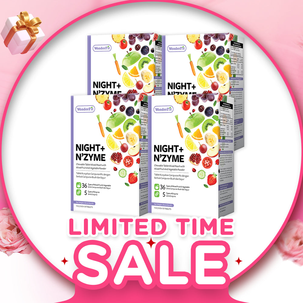 【Bundle Of 4】Wonderfit Night + Nzyme 30s x 4 Boxes