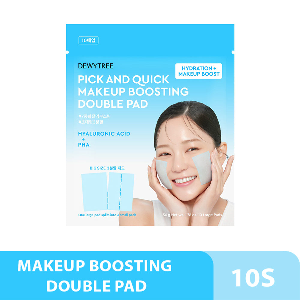 Dewytree Pick And Quick Makeup Boosting Double Pad 10s