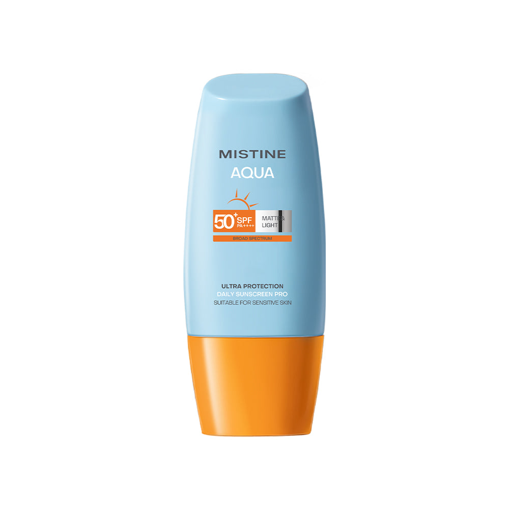 Mistine Aqua Base Ultra Protection Matte & Light Daily Face Sunscreen Pro SPF50+ PA++++ 40ml