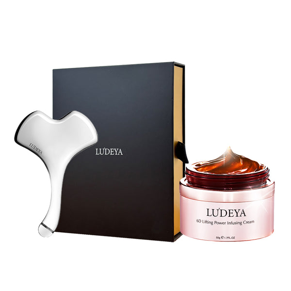 Ludeya Magnetic Microcurrent Toning Device + Infusing Cream 50g