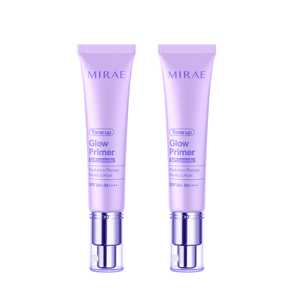 Mirae Tone Up Glow Primer Soft Lavender 30ml x 2