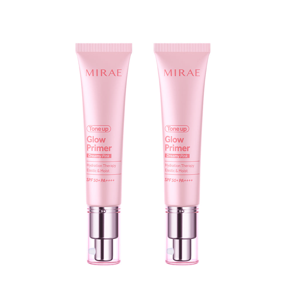 Mirae Tone Up Glow Primer Dreamy Pink 30ml x 2