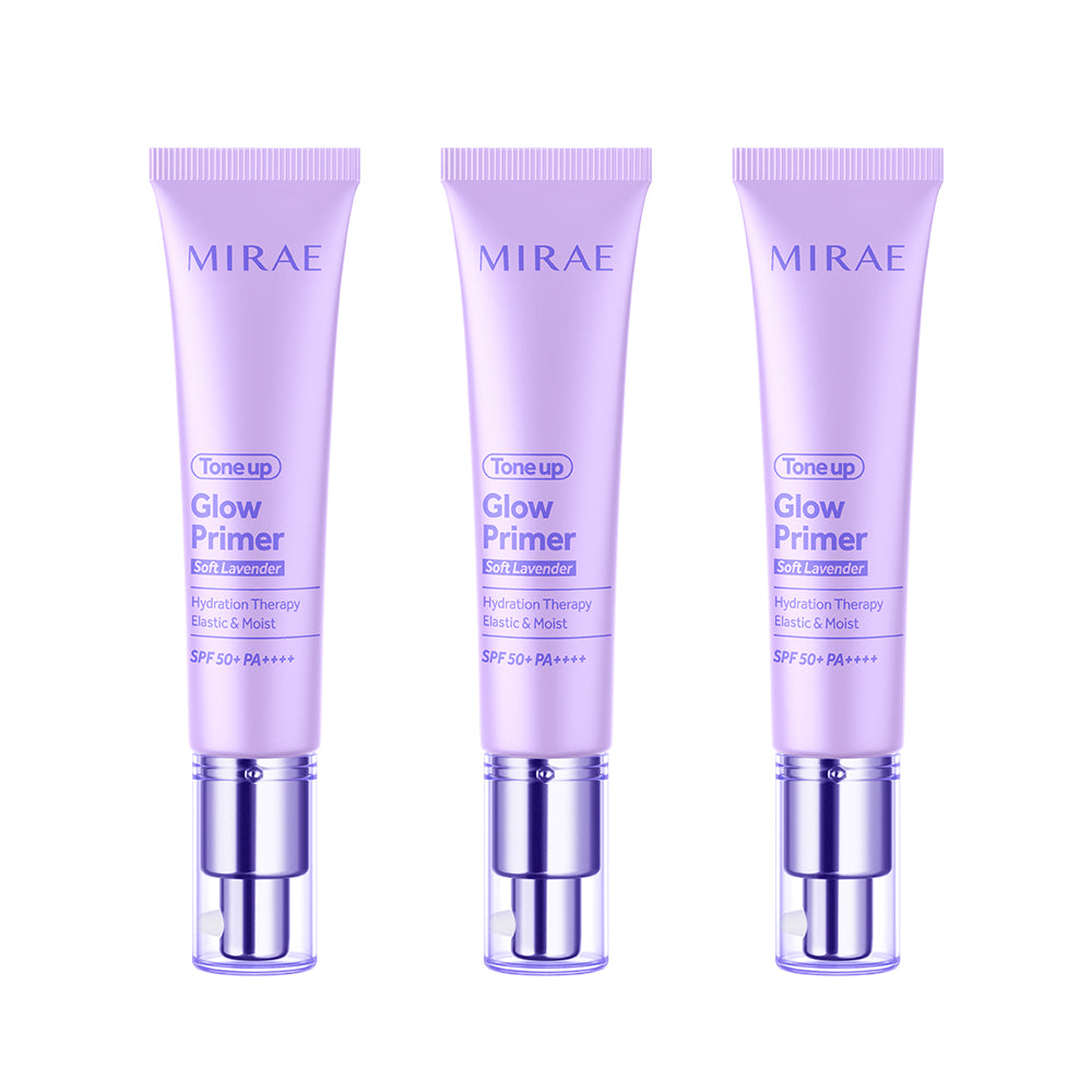 Mirae Tone Up Glow Primer Soft Lavender 30ml x 3