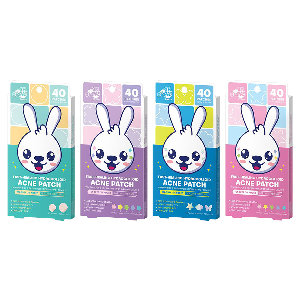 Oh Oppa Fast-Healing Hydrocolloid Acne Patch 40s | Infused with Tea Tree Oil