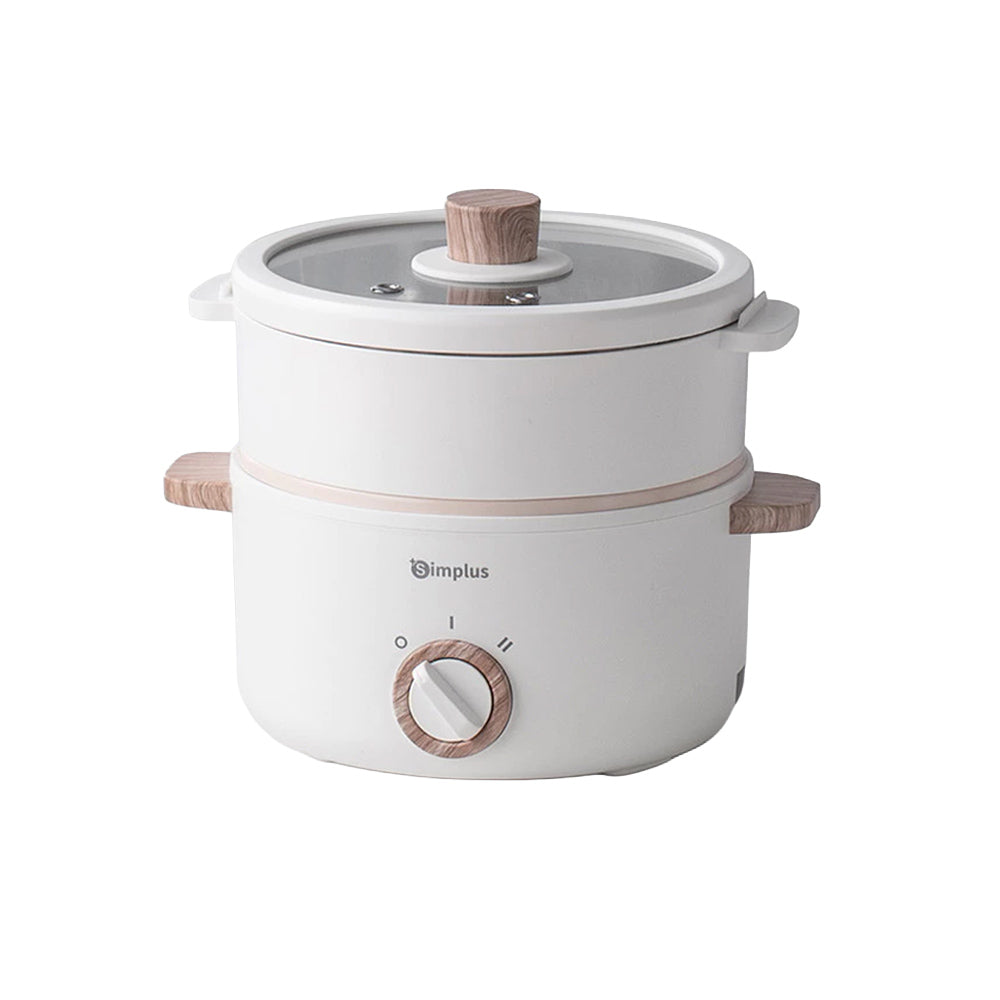 【Gift】Branded 1.8L Multi Electric Cooker with Steamer Ceramic Coating Non Stick x 1