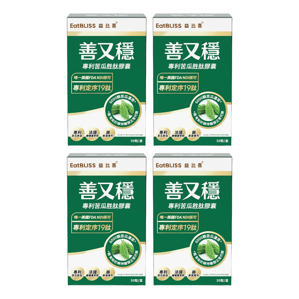 【Bundle of 4】EatBLISS Glycostable 19 Peptide 30s × 4 Boxes