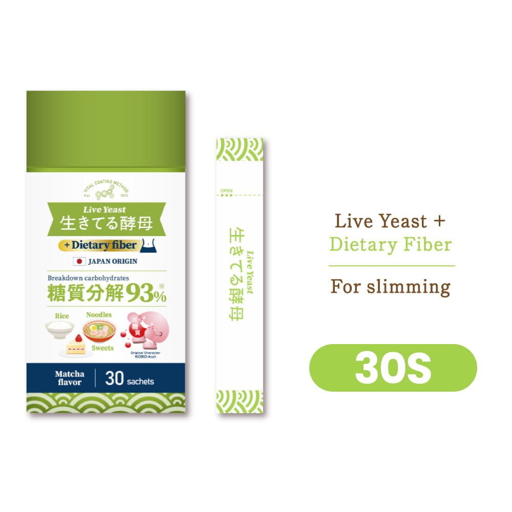 Live Yeast + Dietary Fiber 30s