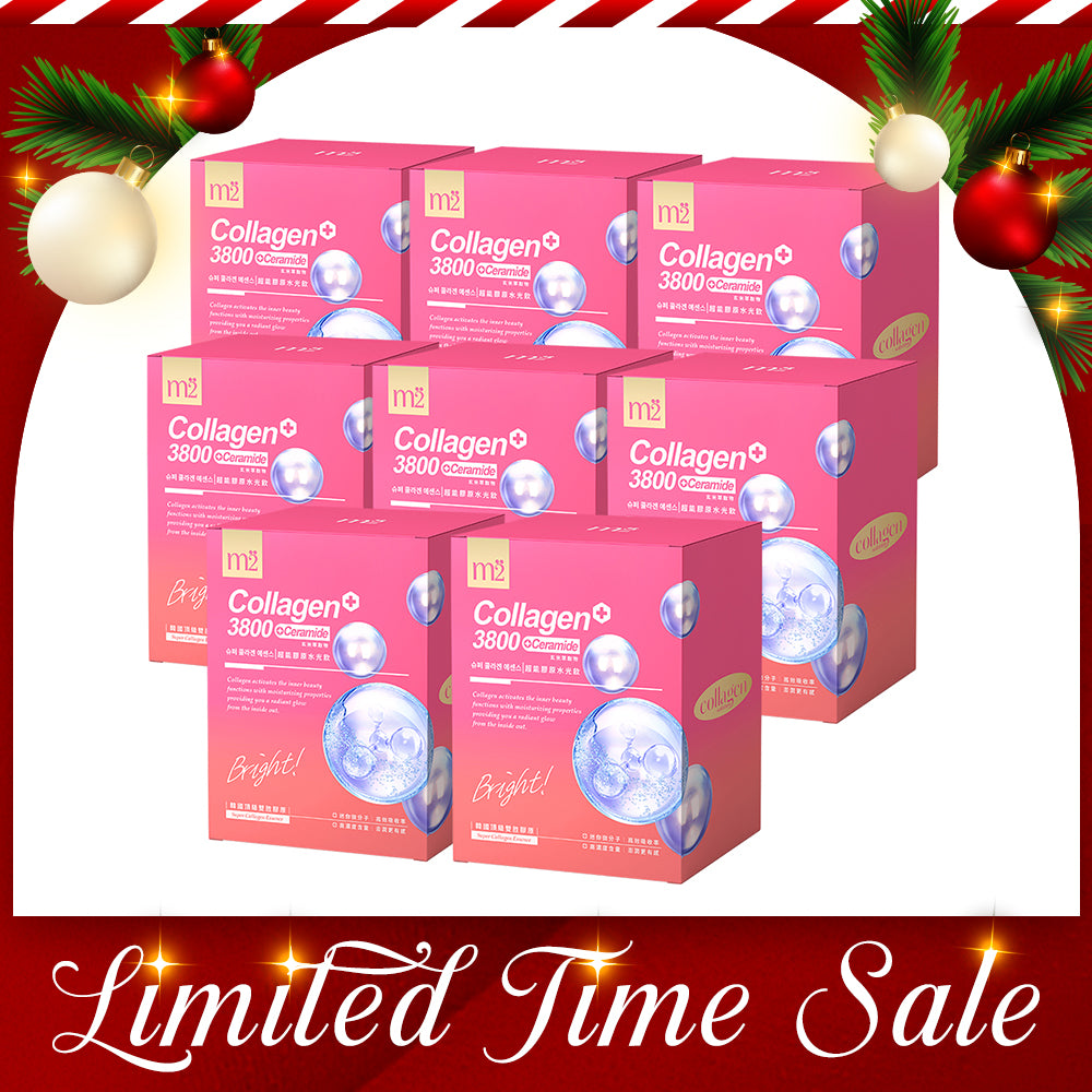 【Bundle of 8】M2 Super Collagen 3800 + Ceramide Drink 8s x 8 Boxes