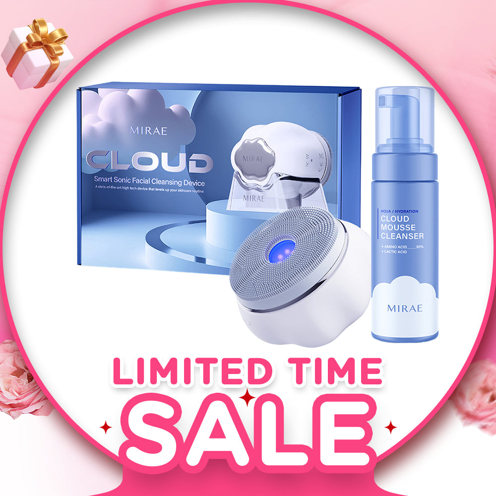 Mirae Cloud Smart Sonic Facial Cleansing Device + Cleansing Mousse 150ml