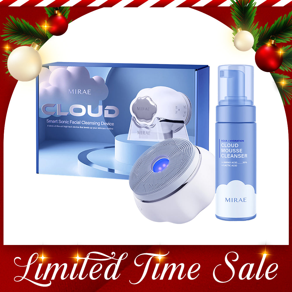 Mirae Cloud Smart Sonic Facial Cleansing Device + Cleansing Mousse 150ml