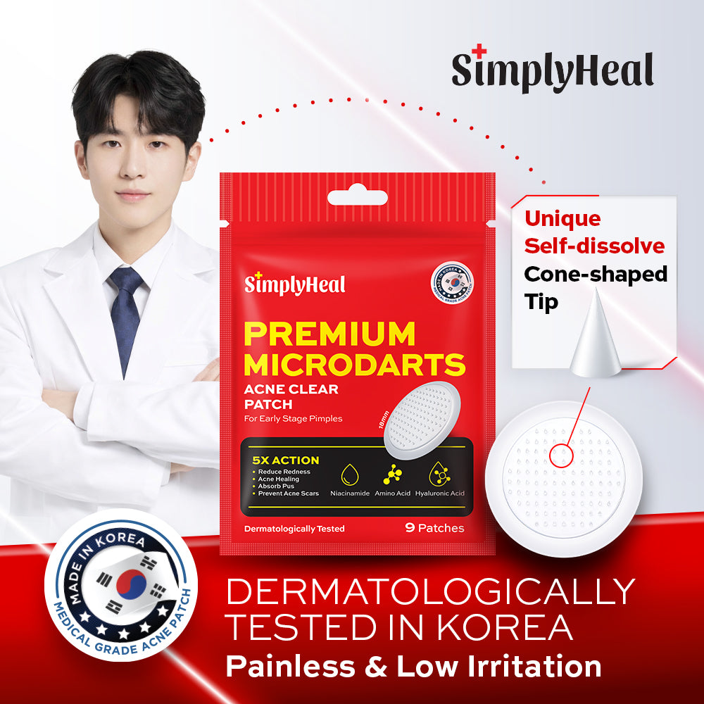 SimplyHeal Premium Microdarts Acne Clear Patch | For Blind & Early-Stage Acne