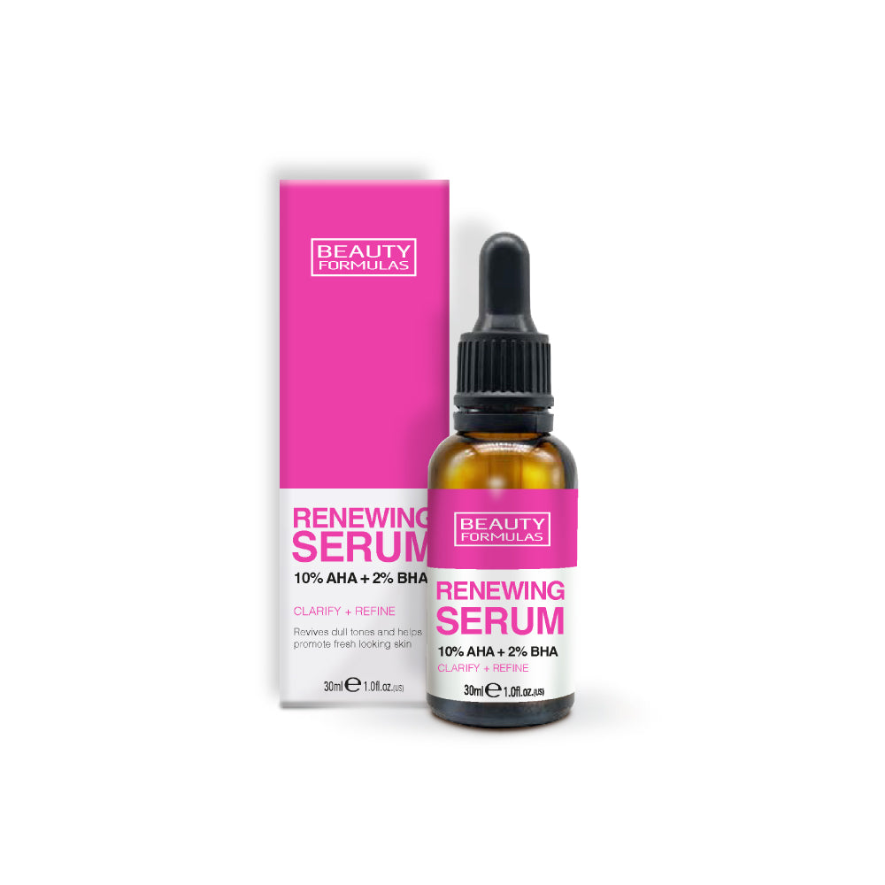 Beauty Formulas Renewing Serum 10% AHA + 2% BHA 30ml