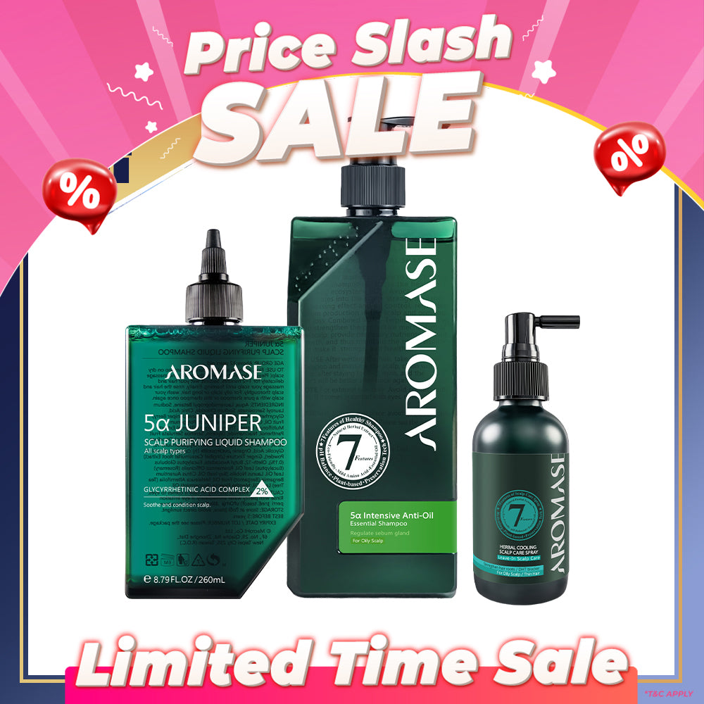 【Bundle of 3】AROMASE Anti-Oil 3-Step Set (Large)
