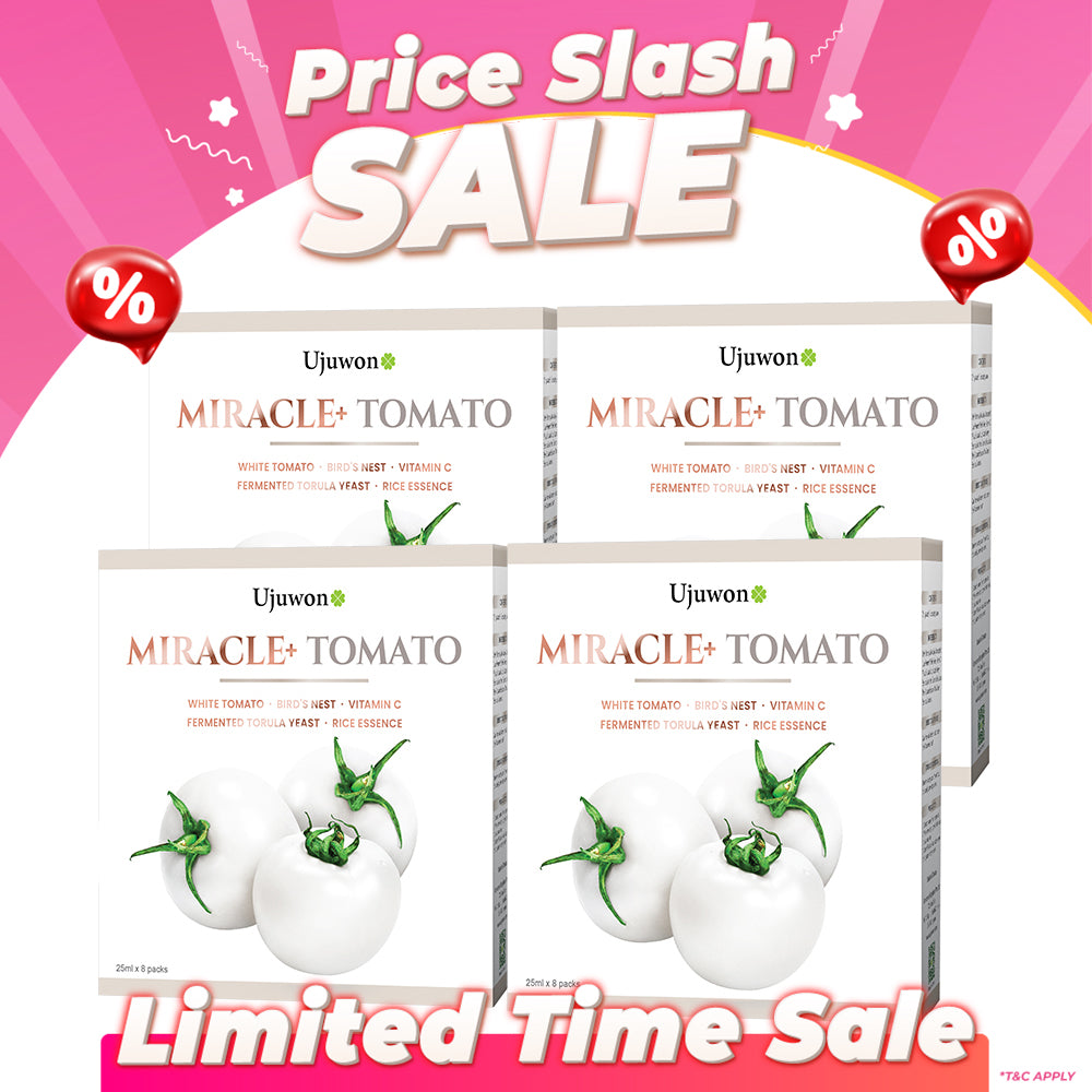 【Bundle Of 4】Ujuwon Miracle+ Tomato Skin Booster 8s x 4 Boxes
