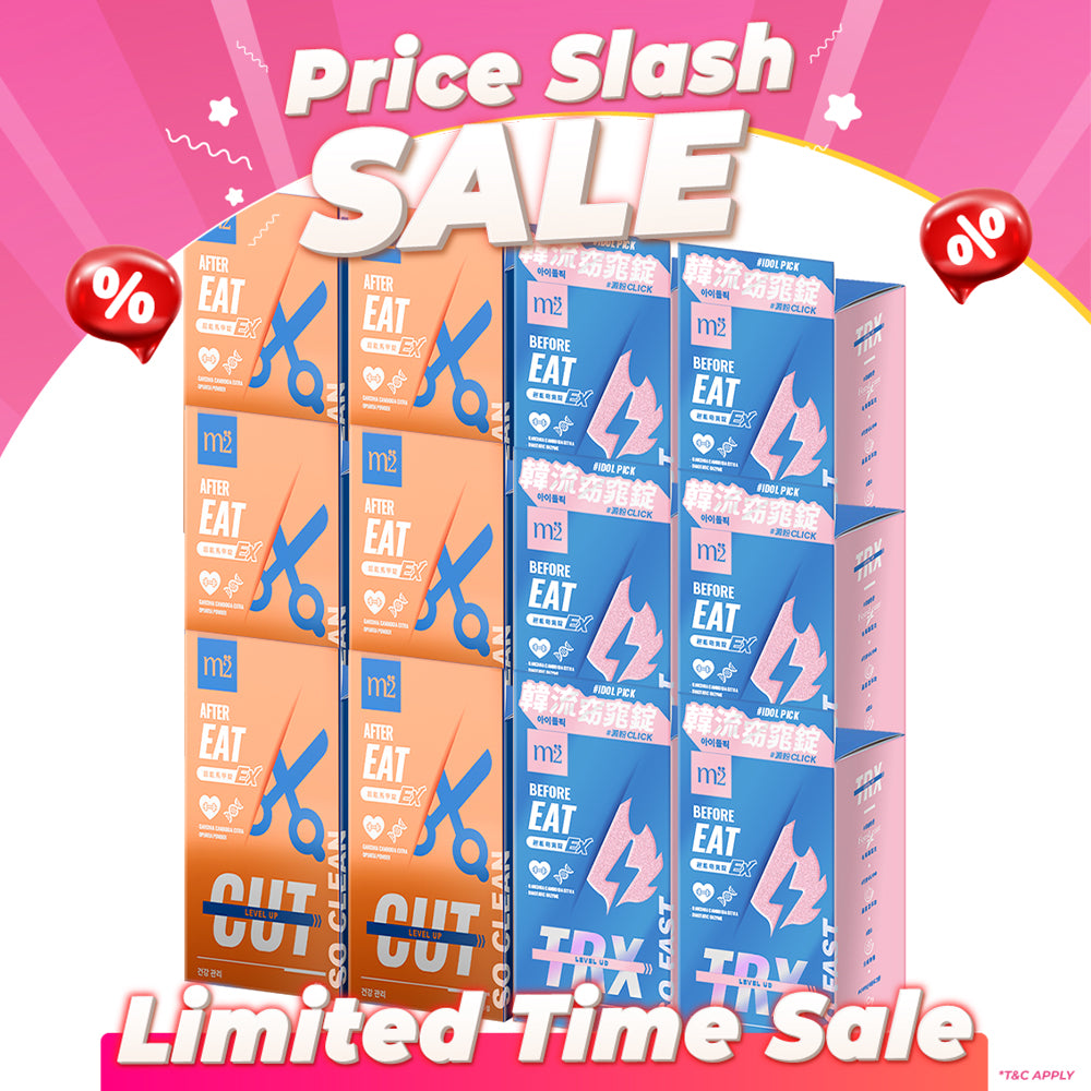 【Bundle of 12】M2 TRX Super Burn Calories Ex 30s x 6 Boxes + M2 Extreme Firm ABS Ex 30s x 6 Boxes