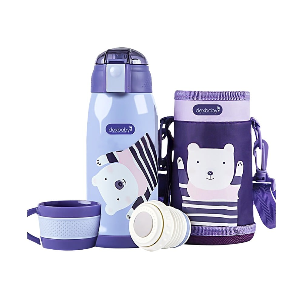 Glass Water Bottle Stainless Steel Drinking Bottles Safe Kid Basix