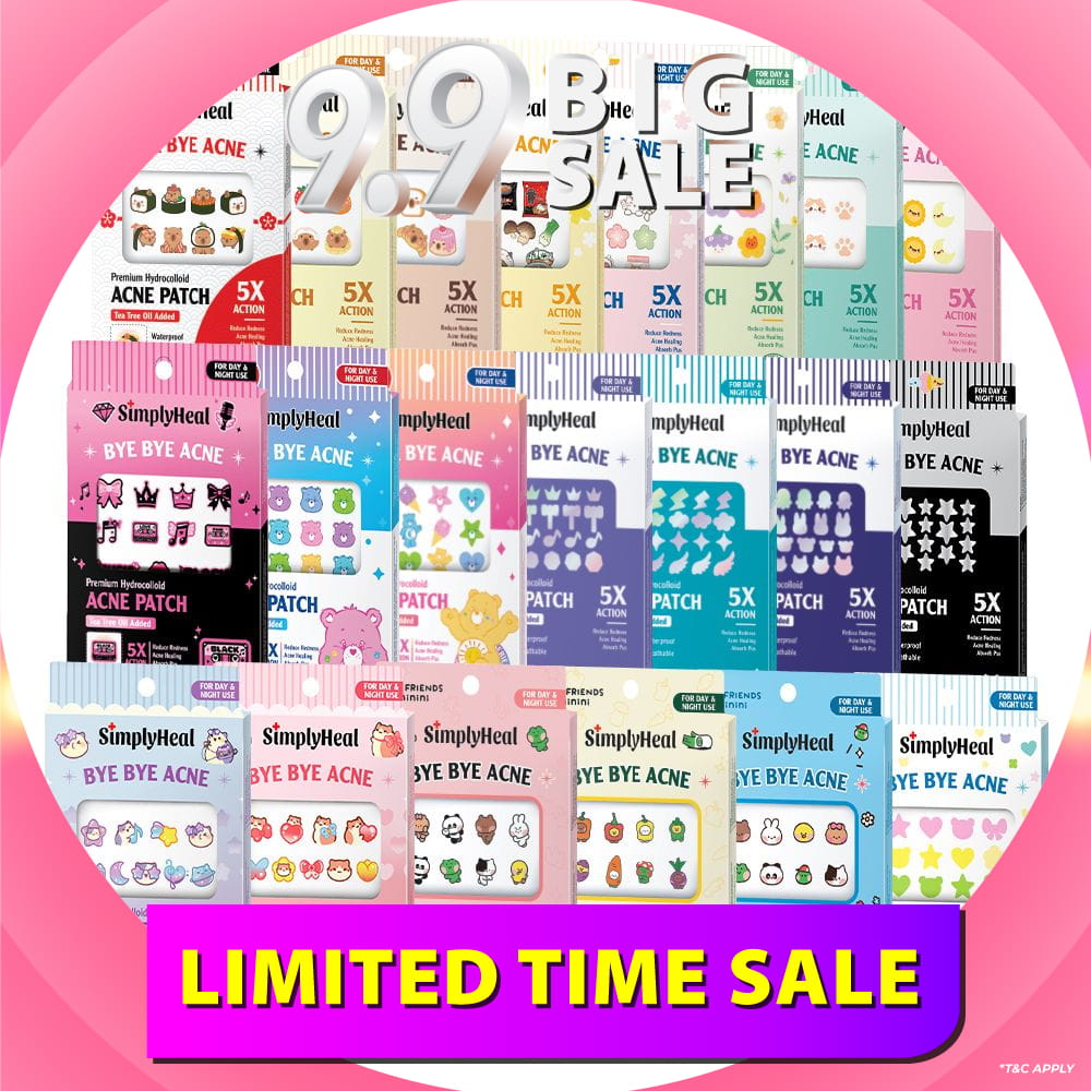 SimplyHeal Day & Night Premium Hydrocolloid Acne Patch (style to choose)
