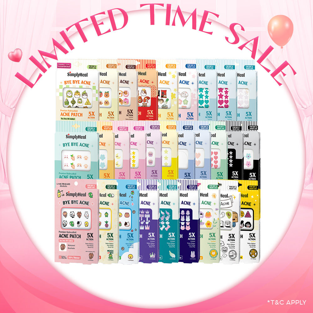 SimplyHeal Day & Night Premium Hydrocolloid Acne Patch (style to choose)