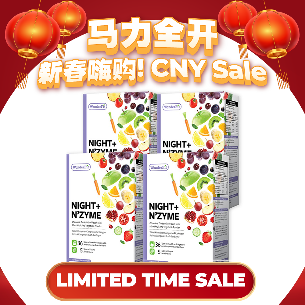 【Bundle Of 4】Wonderfit Night + Nzyme 30s x 4 Boxes