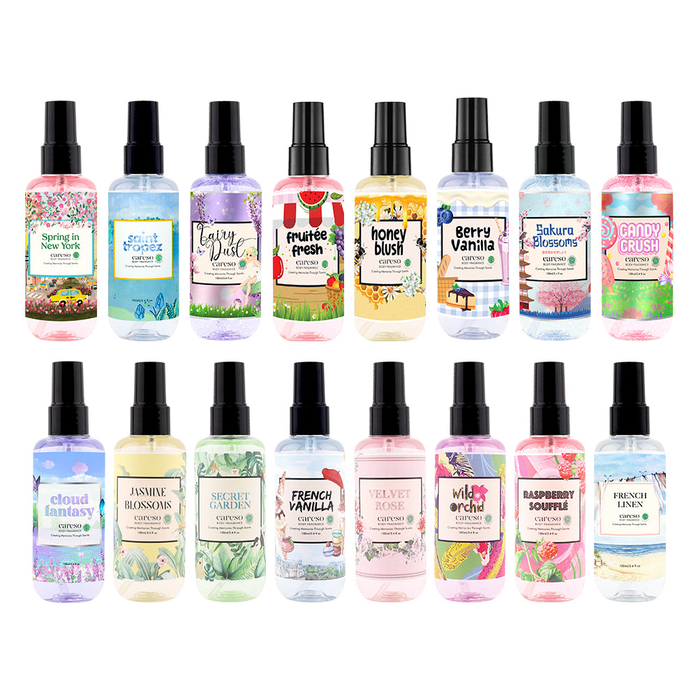 CARESO Body Fragrance 100ml | Body Mist | Halal Cert