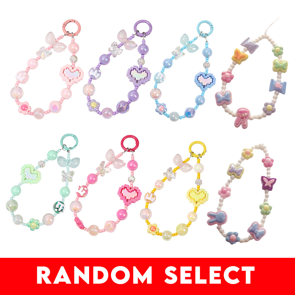 【Gift】Sweet Pastel Love Phone Chain (Random Select)