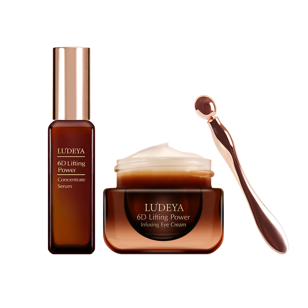 Ludeya 6D Lifting Power Concentrate Serum 30ml + Infusing Eye Cream 15ml