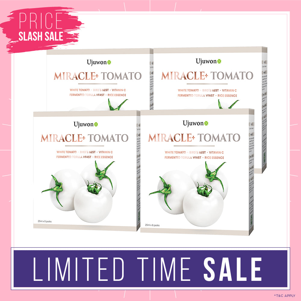 【Bundle Of 4】Ujuwon Miracle+ Tomato Skin Booster 8s x 4 Boxes