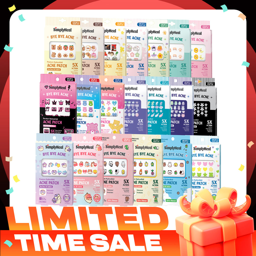 SimplyHeal Day & Night Premium Hydrocolloid Acne Patch (style to choose)