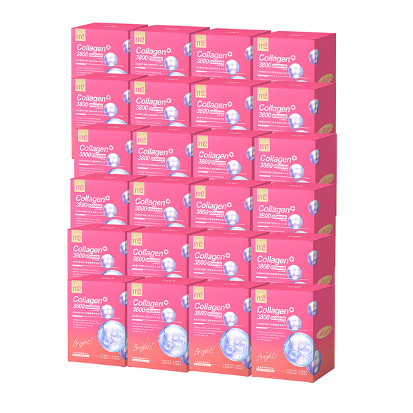 【6 Months Supply Set】M2 Super Collagen 3800 + Ceramide Drink 8s x 24 Boxes