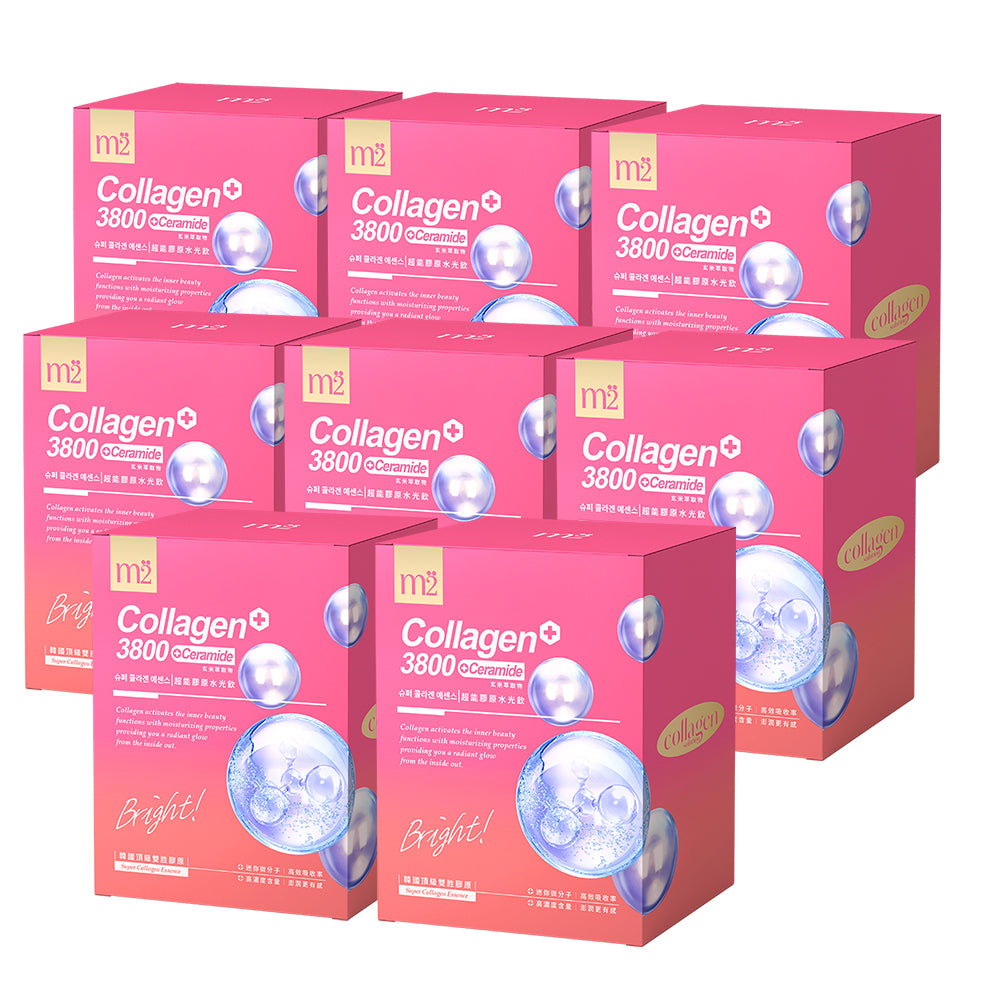 【Bundle of 8】M2 Super Collagen 3800 + Ceramide Drink 8s x 8 Boxes