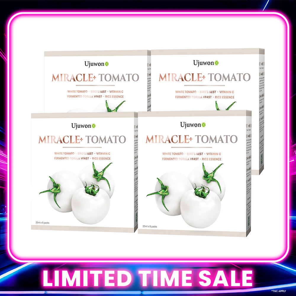 【Bundle Of 4】Ujuwon Miracle+ Tomato Skin Booster 8s x 4 Boxes