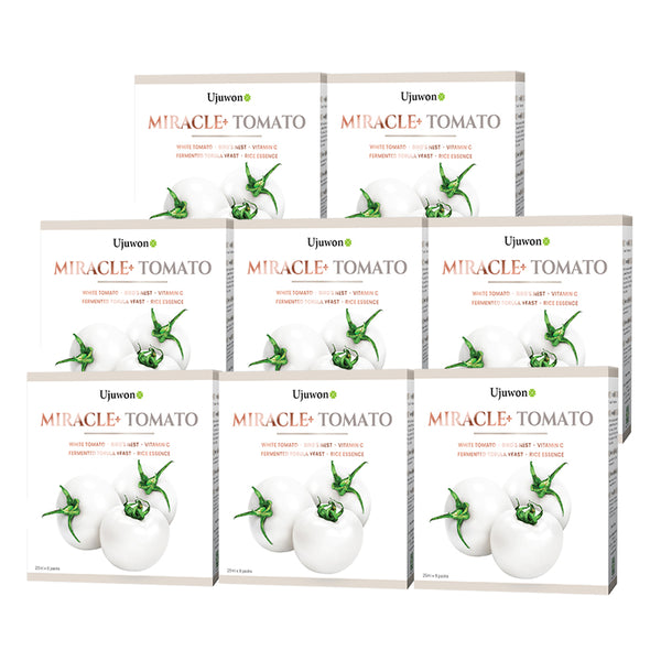 【Bundle Of 8】Ujuwon Miracle+ Tomato Skin Booster 8s x 8 Boxes + FREE Garcinia Complex 30