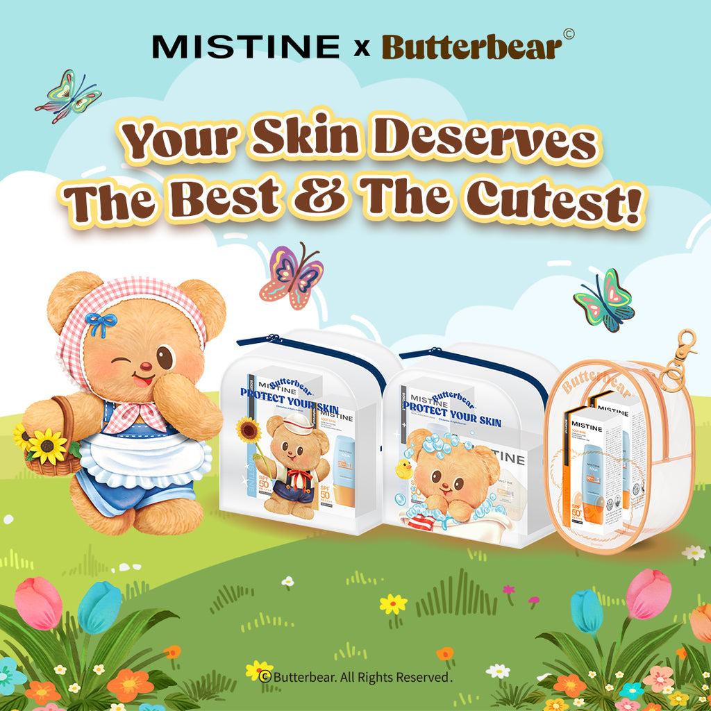 【Mistine X Butterbear】Gentle Yet Mighty / Ultimate Sun Protection / Matte in the Sun Set