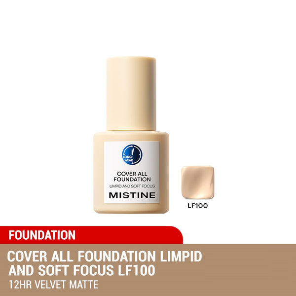 Mistine Cover All Foundation 30g (Limpid And Soft Focus / Mist And Soft Focus)