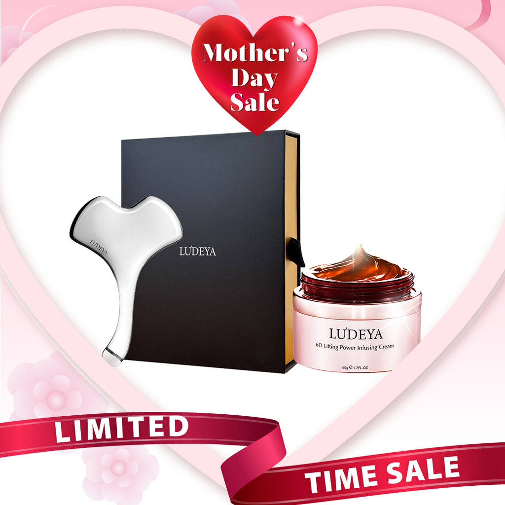 Ludeya Magnetic Microcurrent Toning Device + Infusing Cream 50g